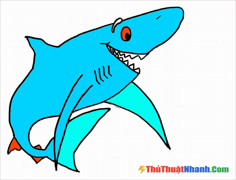 Chia sẻ với hơn 66 về tranh tô màu con cá mập hay nhất  trieuson5