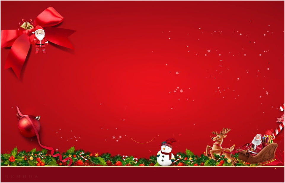 Hình nền Noel: Không gian đón Noel tràn ngập sắc đỏ, hình ảnh ông già Noel và tuần lộc được in hẳn trên chiếc mũ ấm áp của ông. Những hạt tuyết nhỏ rơi lả tả trên nền trắng tinh, cho bạn cảm giác như đang sống trong một bức tranh đông vật đầy màu sắc. Nhấn play để tận hưởng không khí Noel đầy lãng mạn.